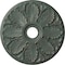Ekena Millwork Milan Ceiling Medallion (Canopies up to 4 5/8"), 24 1/2"OD x 3 1/2"ID x 1"P, Cloud Burst Crackle CM24MICBC - alternate 1